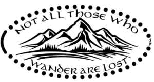 Not All Those Who Wander- Dot Border